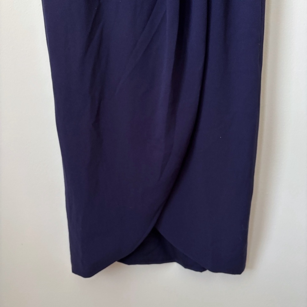 Dress The Population Naomi Twisted Front Maxi Dress Large Boysenberry NEW NWT - Picture 4 of 10